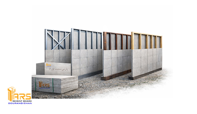 صفحات سیمانی پارس سمنت بورد، بدون محدودیت در اجرا
