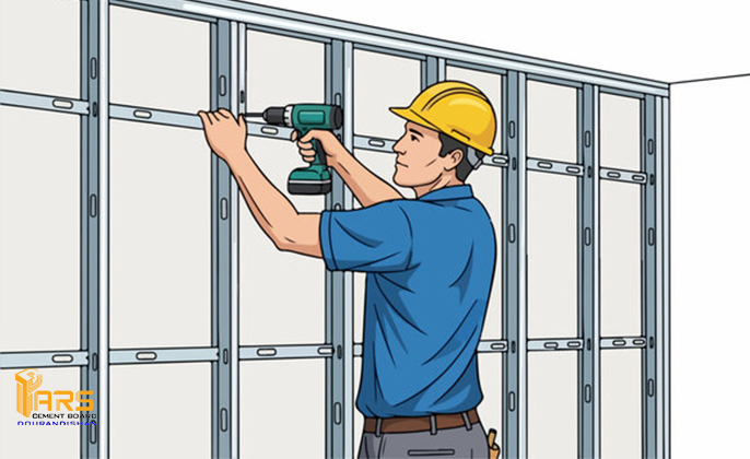 نحوه اجرای پانل های سیمانی پارس سمنت بورد